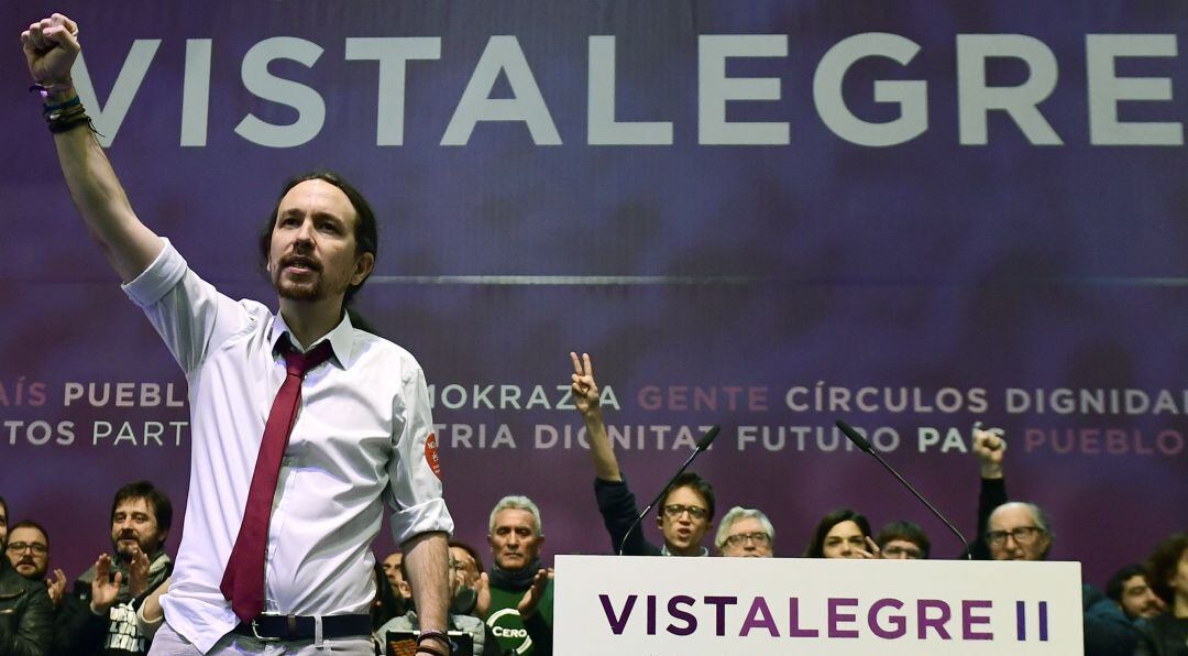 Pablo Iglesias, en Vistalegre II