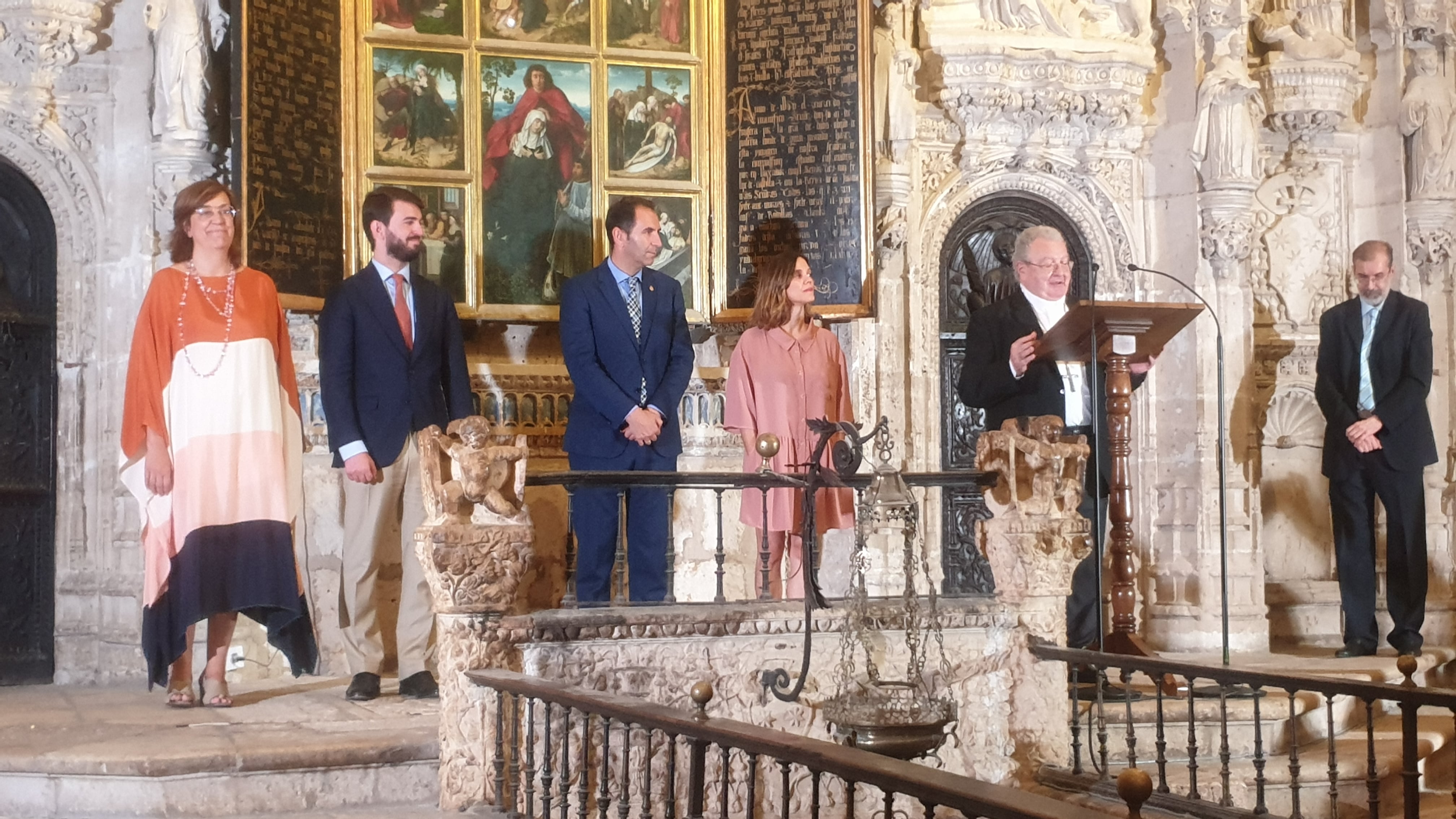 Inauguración de la muestra Renacer en la Catedral de Palencia