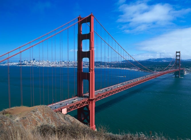 Fotografía del Golden Gate, en San Francisco.