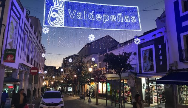 Haz click en la imagen y vea el decorado navideño de Valdepeñas (Ciudad Real)
