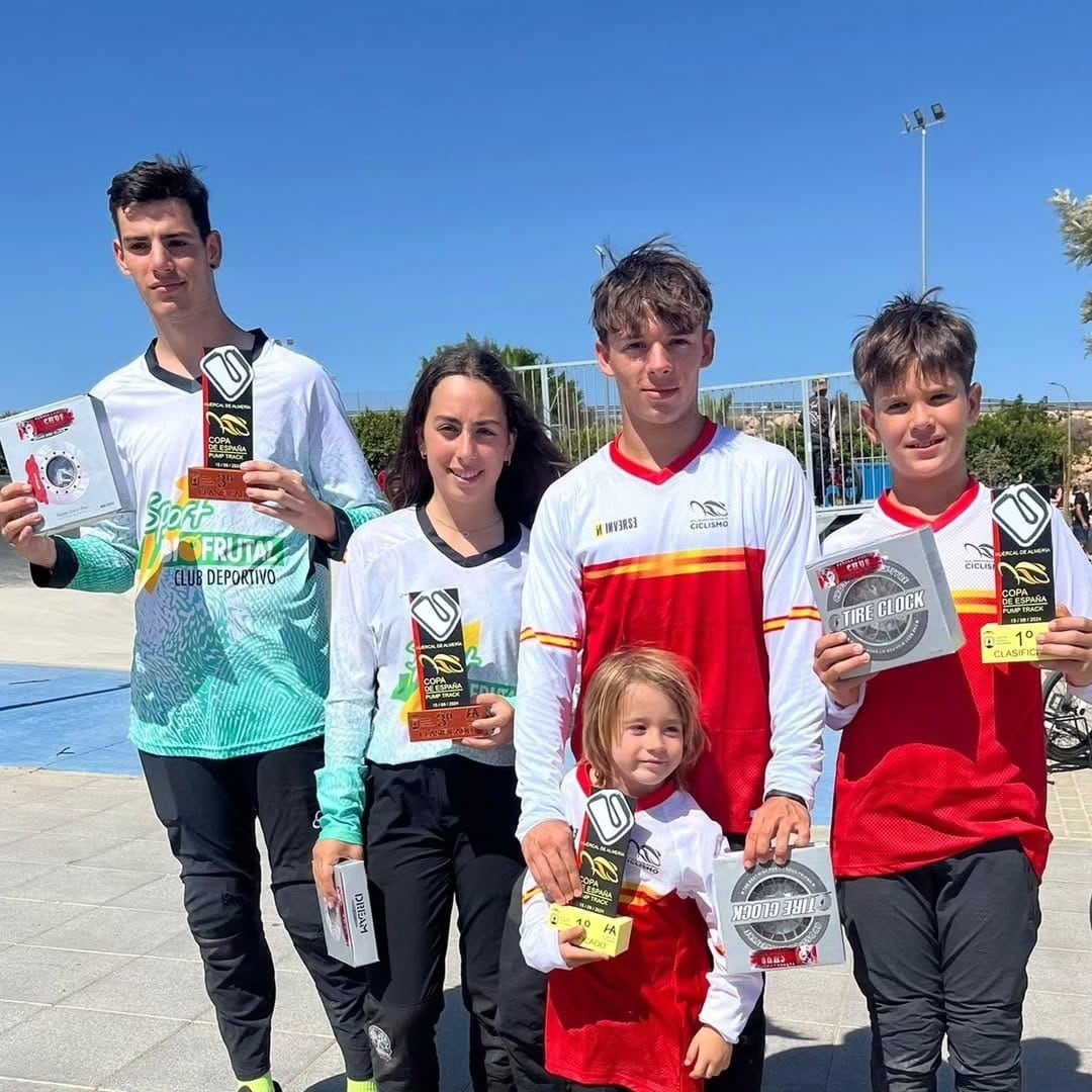 Equipo de Pump Track del Club Deportivo Biofrutal