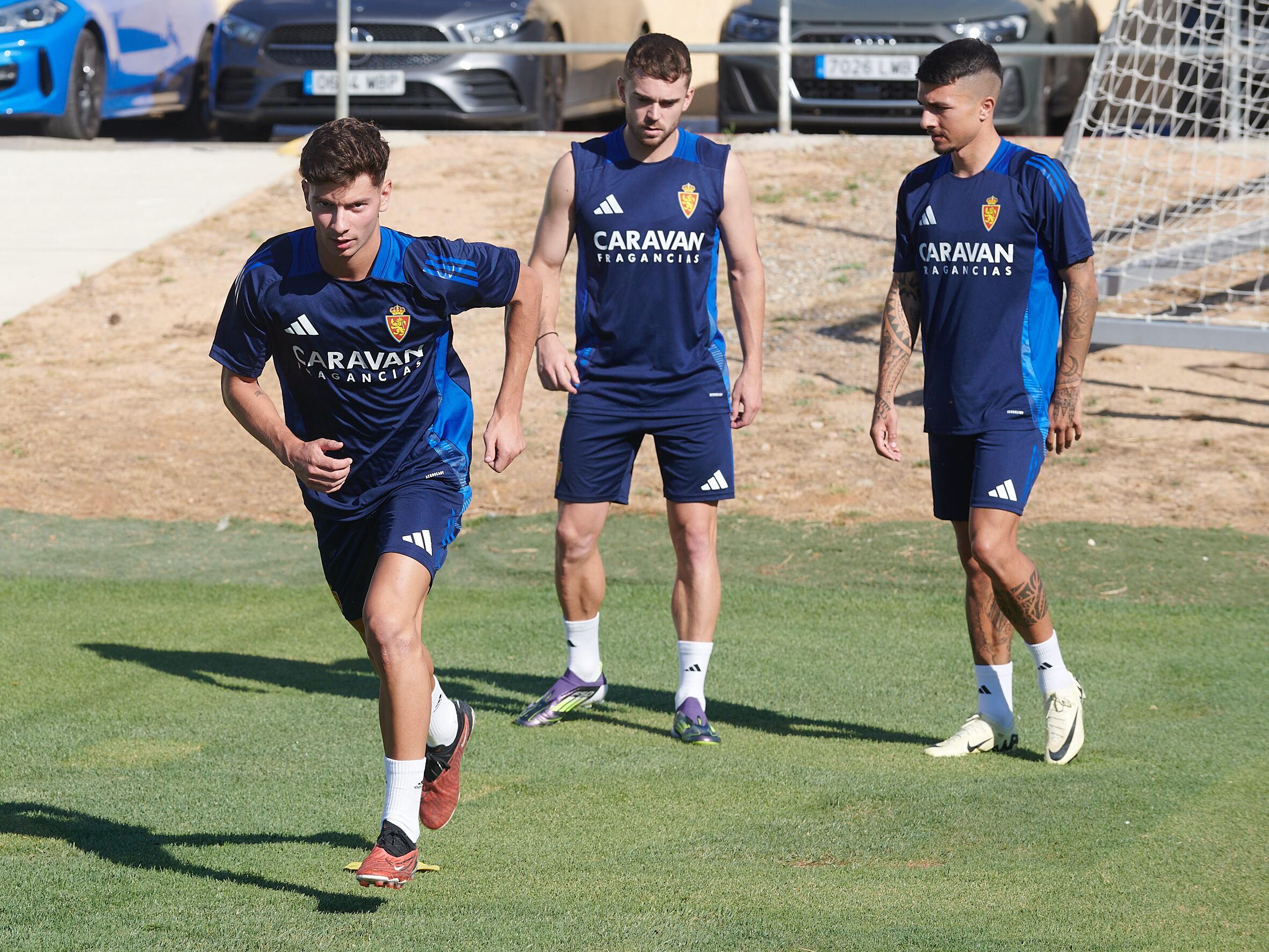 Entrenamient0 2024-07-10 en la ciudad deportiva; Tasende; Gori; Soberón