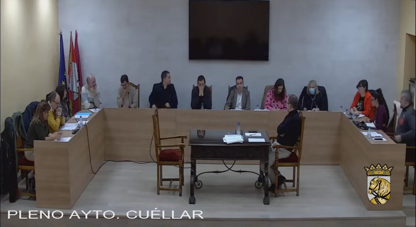 Pleno ordinario del meses de Noviembre en el Ayuntamiento de Cuéllar