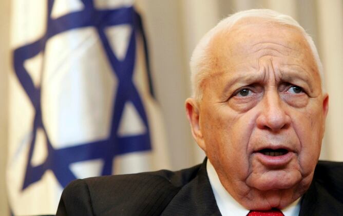 El exprimer ministro israelí Ariel Sharon.