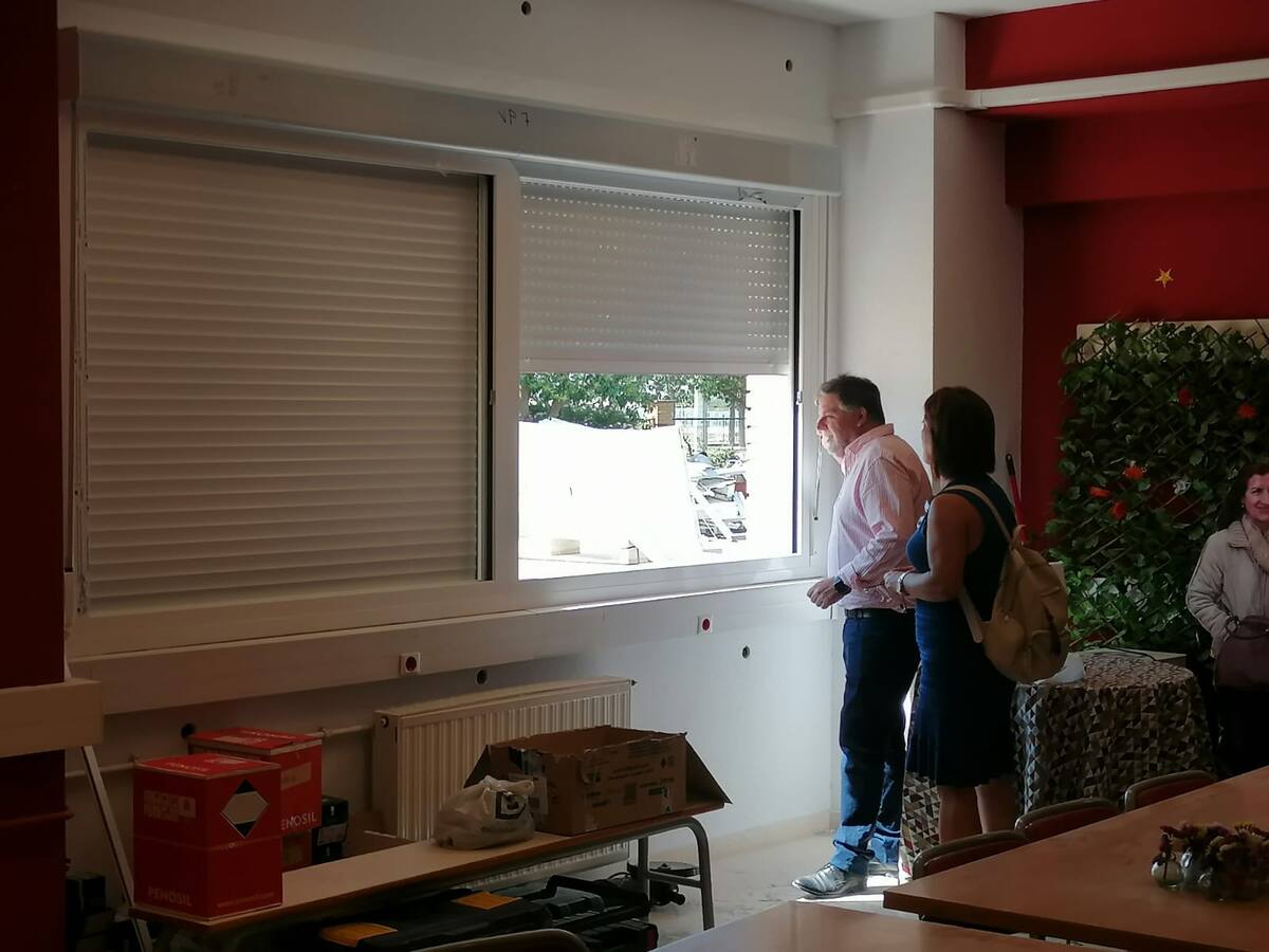 Las obras de mejora de la eficiencia energética del IES Navarro Santafé a pleno rendimiento