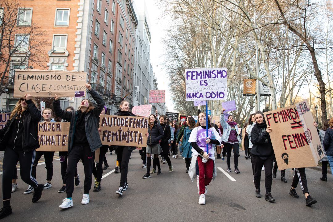 La manifestación feminista del 8 de marzo vista desde la óptica política