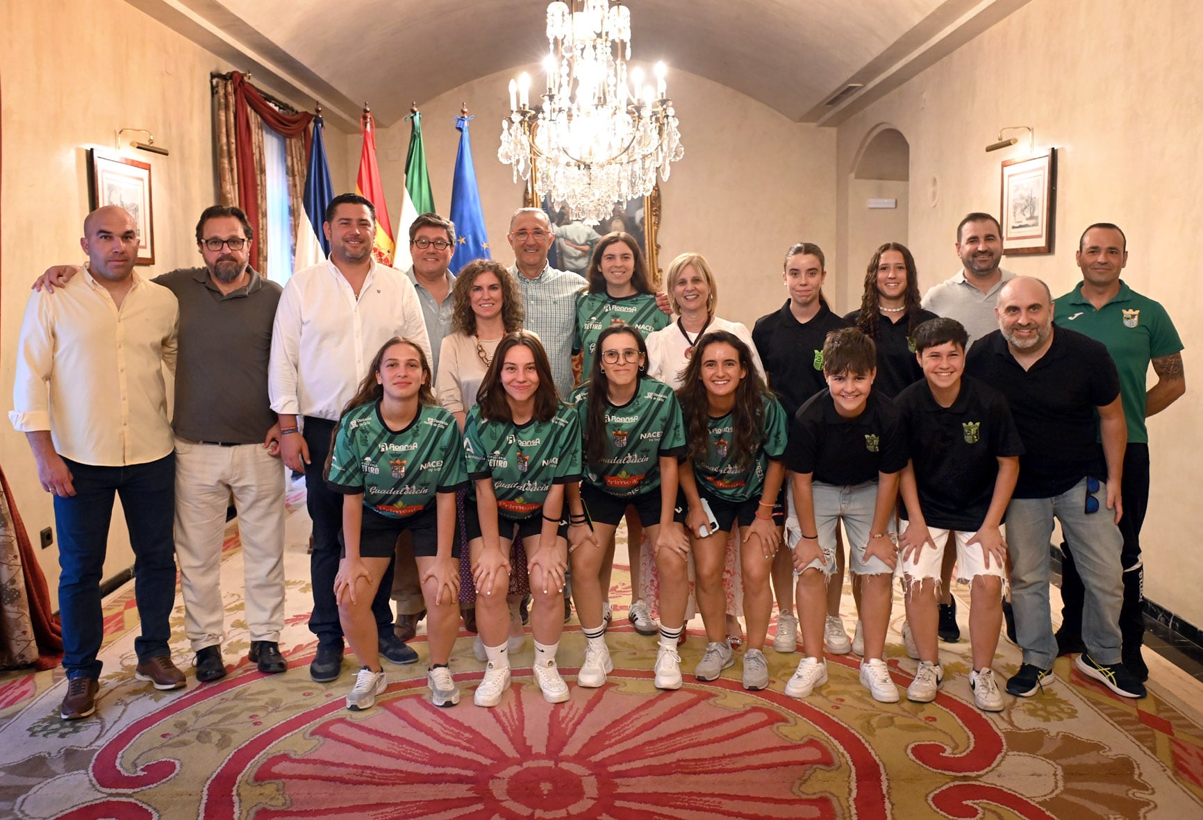 Recepción de la alcaldesa de Jerez al Guadalcacín Fútbol Sala Femenino