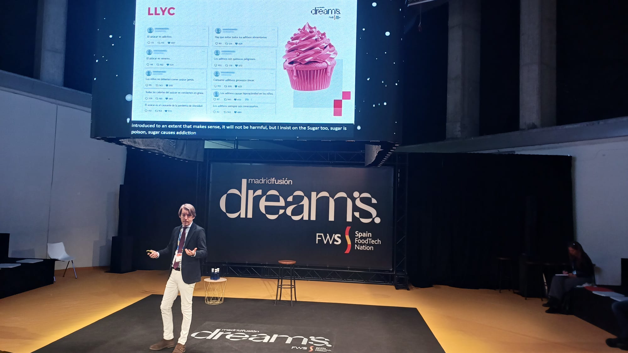 Luis Martín, en el espacio Dreams de Madrid Fusión.