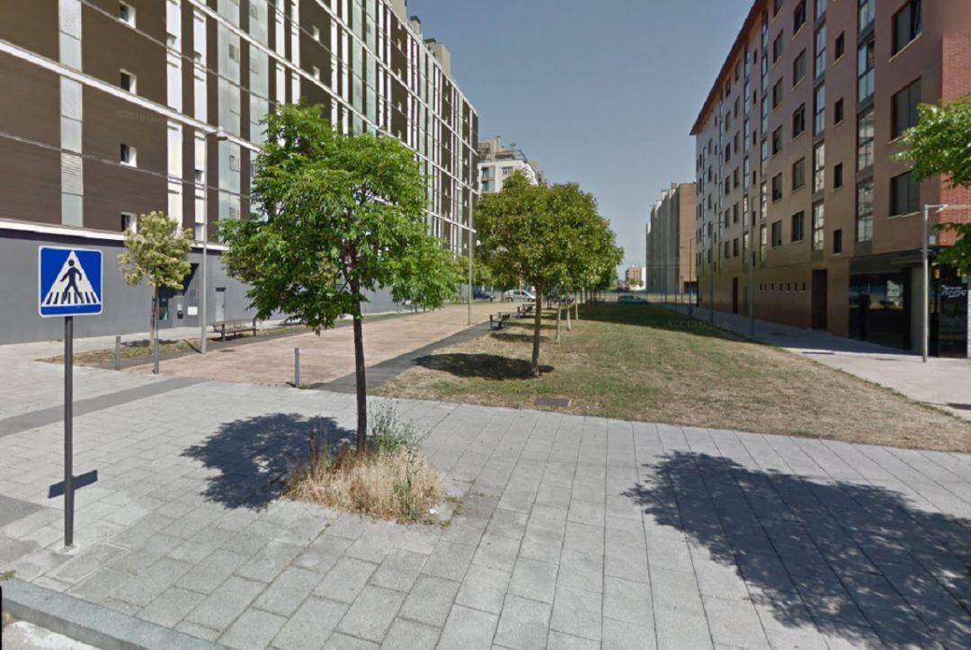 Calle Las Neveras en el barrio de Salburua