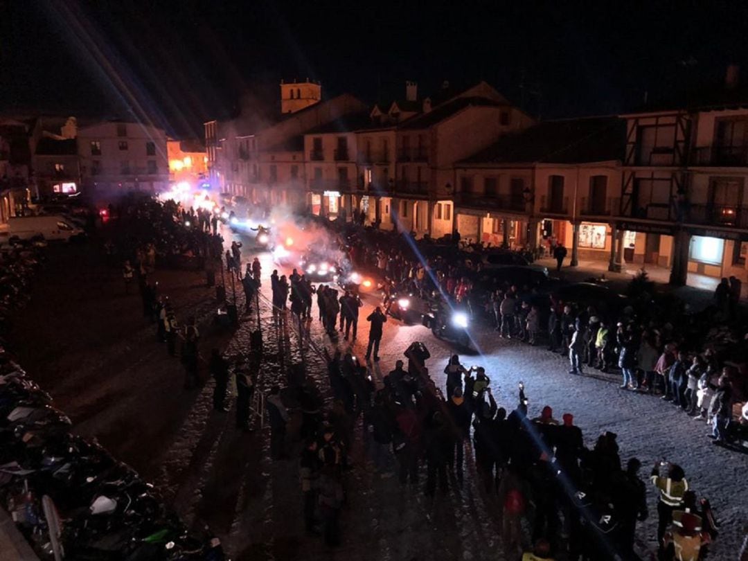 Desfile de las antorchas en Turégano