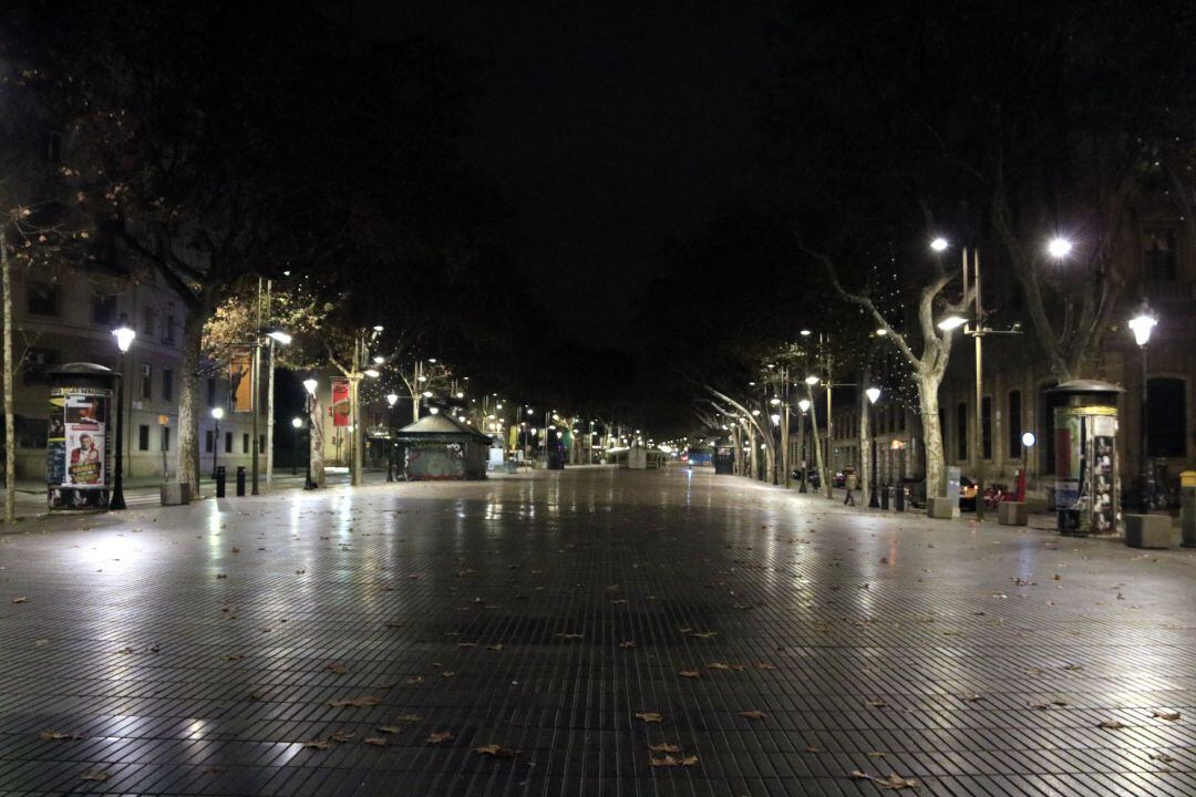 La Rambla Santa Mònica de Barcelona 