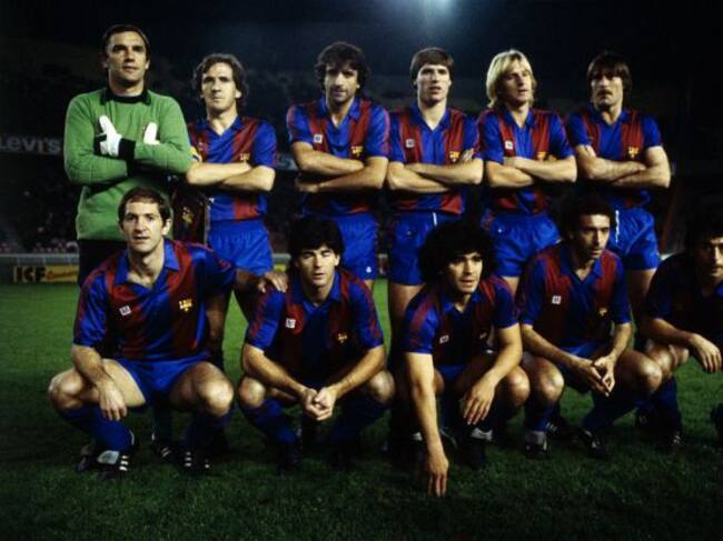 El Barcelona de Diego Maradona.