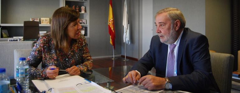 Beatriz Mato con Julio Sacristán