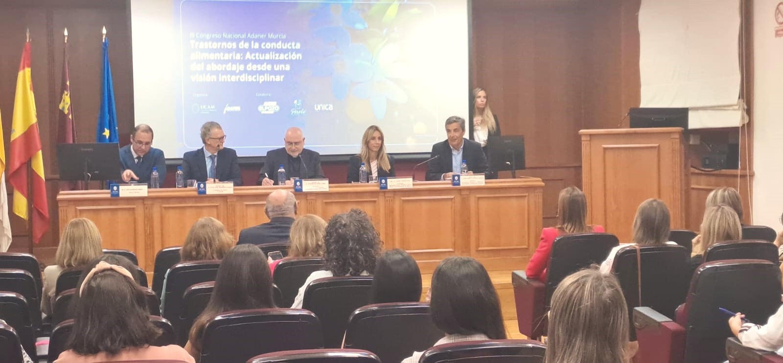 Inauguración del III Congreso Nacional ADANER Murcia que se está celebrando en la UCAM