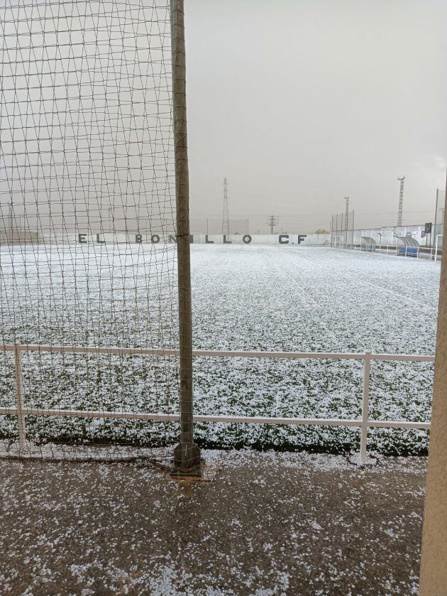 Campo de fútbol de El Bonillo, en la provincia de Albacete