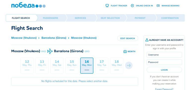 Ja es poden contractar vols.