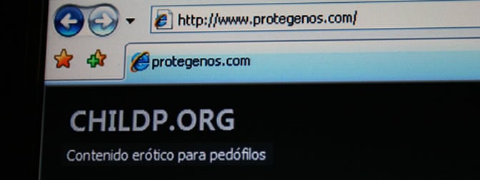 Golpe a una red de pornografía infantil en Internet