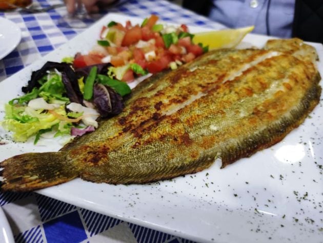 Lenguado de estero a la plancha