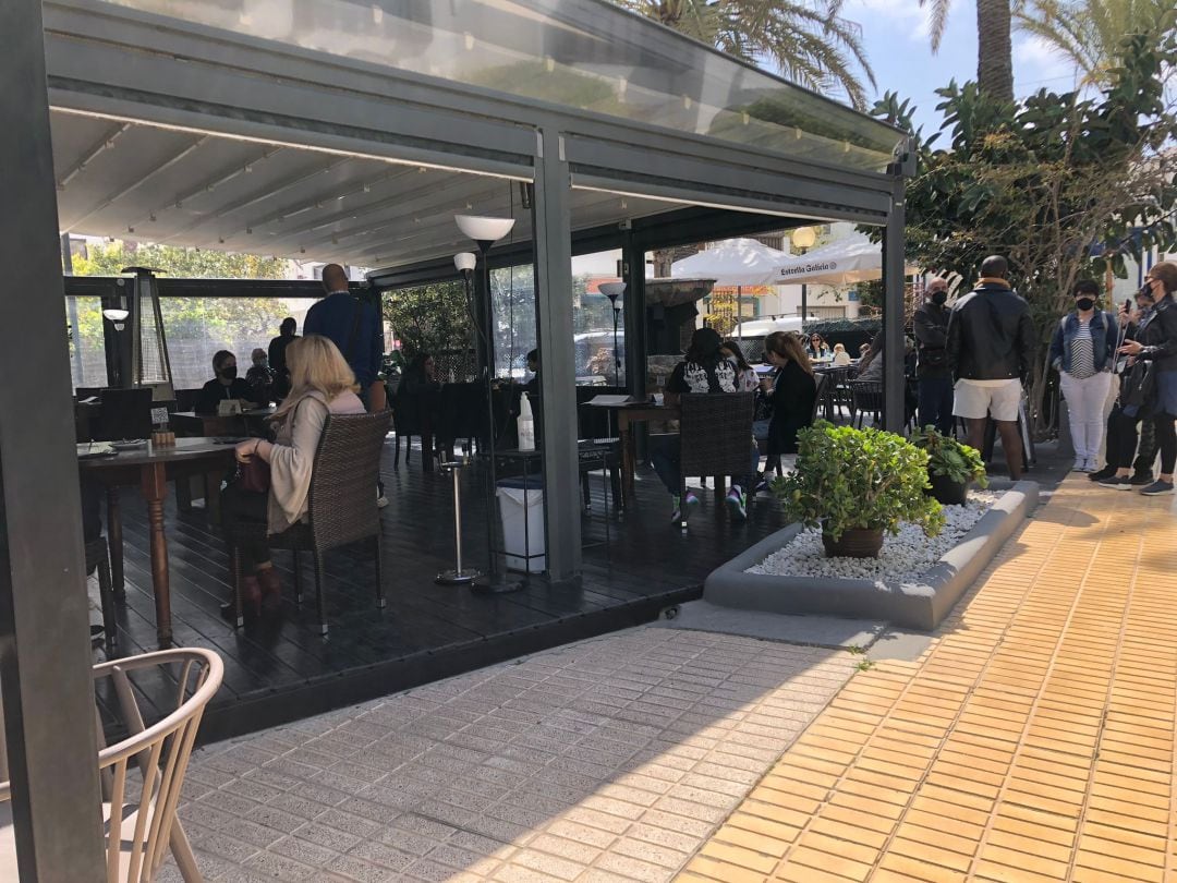 Imagen de un restaurante en Formentera