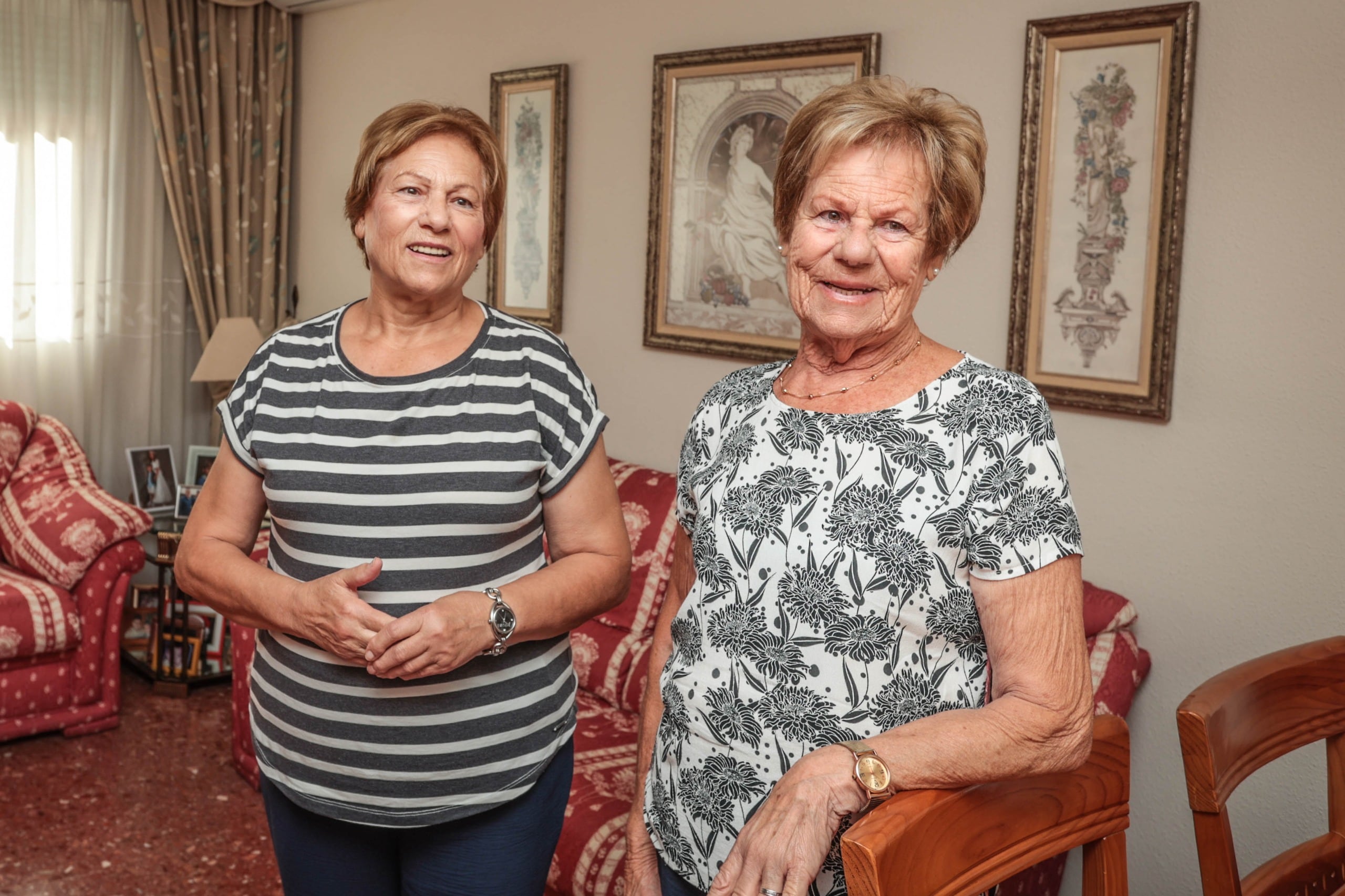 Manuela Torres y Asunción Torres, de 74 y 79 años respectivamente