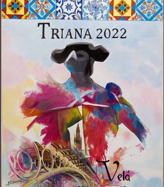 Cartel de la Velá de Triana 2022 de Pablo Rosa