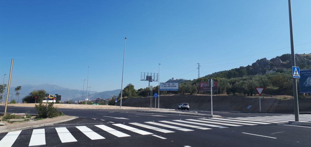 Rotonda de la carretera de Córdoba.