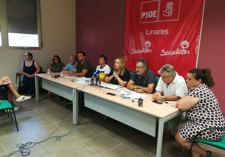 Rueda de prensa del PSOE.