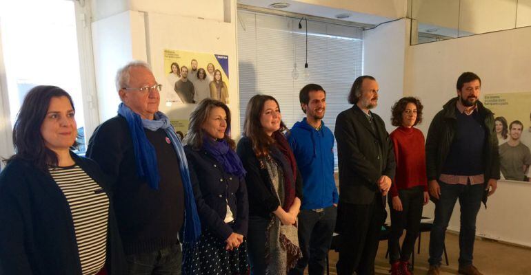 Buitrón en un acto de En Marea