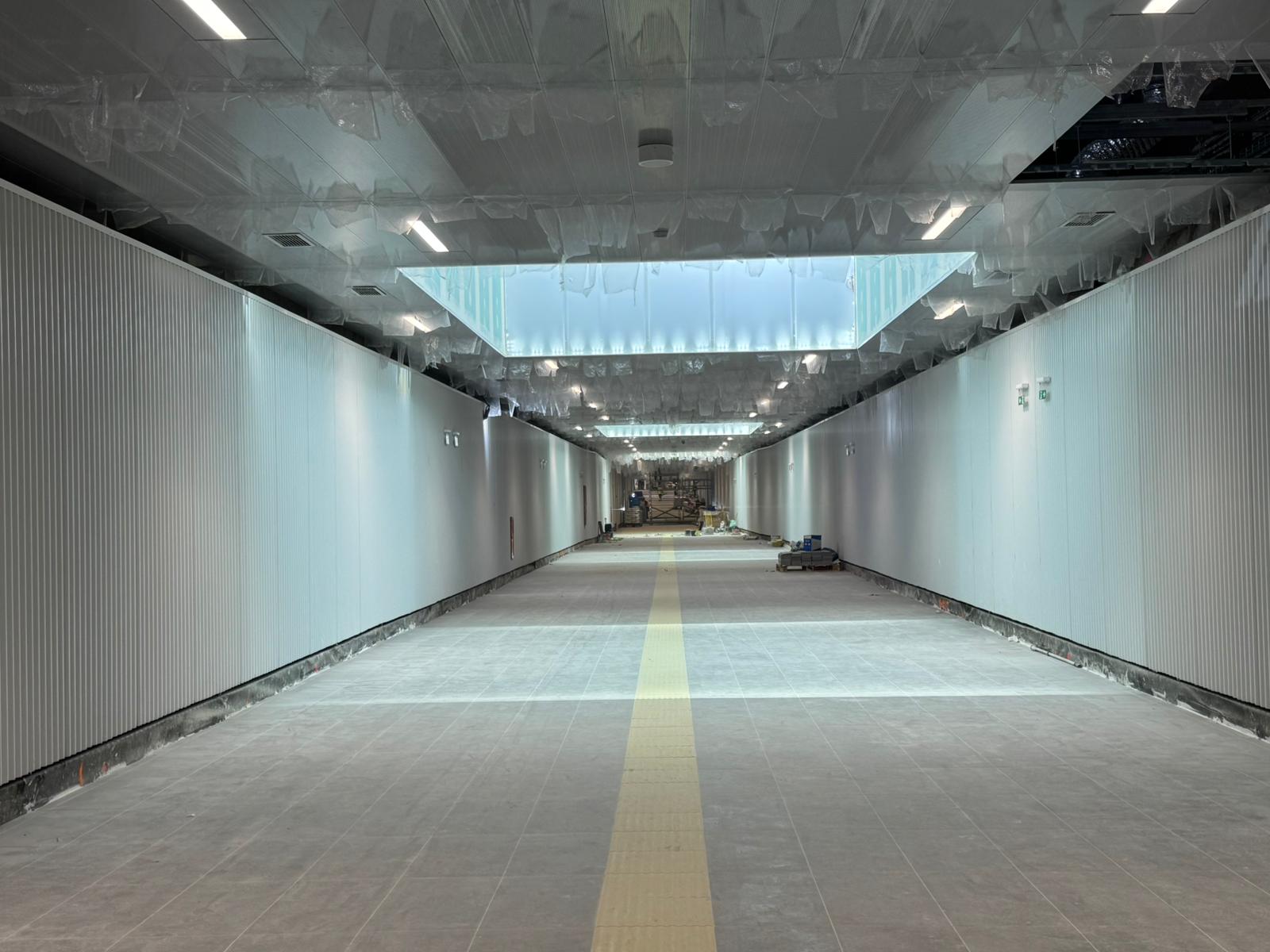 Túnel entre las estaciones de Alacant y Xàtiva