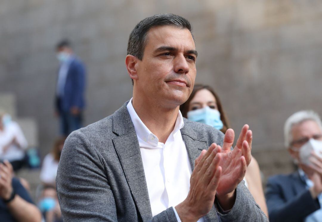 El presidente del Gobierno, Pedro Sánchez