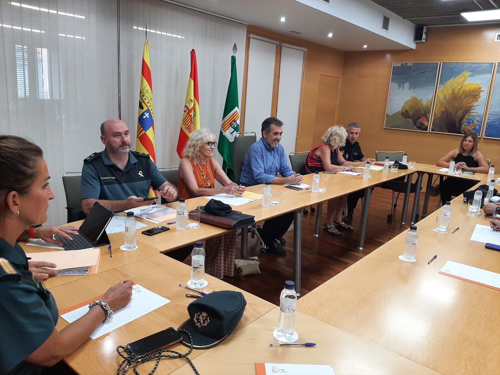 Reunión de Seguridad celebrada en Fraga para el Monegros Desert Festival