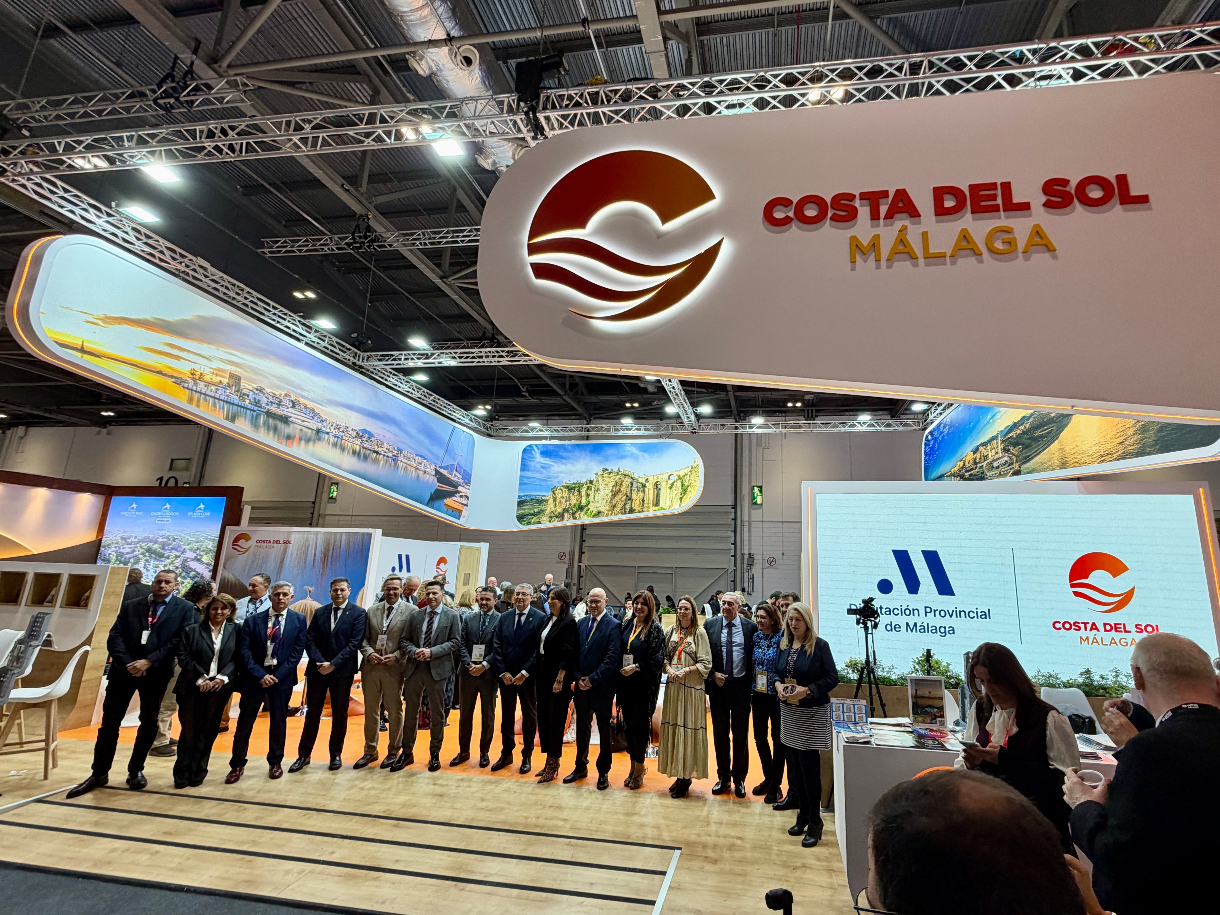 Expositor de la Costa del Sol en la WTM de Londres este martes