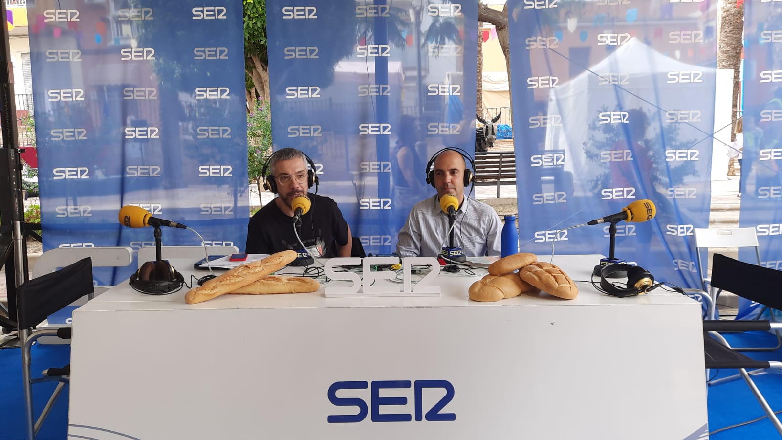 El alcalde de Molina de Segura, Eliseo García Cantó, ha sido uno de los invitados del especial Hoy por hoy Murcia desde la V Feria de las Tradiciones