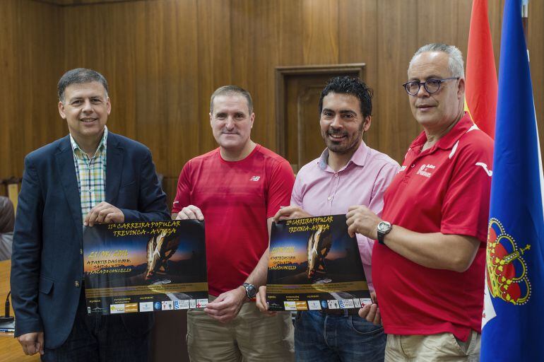 Presentación na  DEputación de Ourense,da II carreira popular Trevica- A Veiga, que se celebrará o domingo 21 de agosto 2016