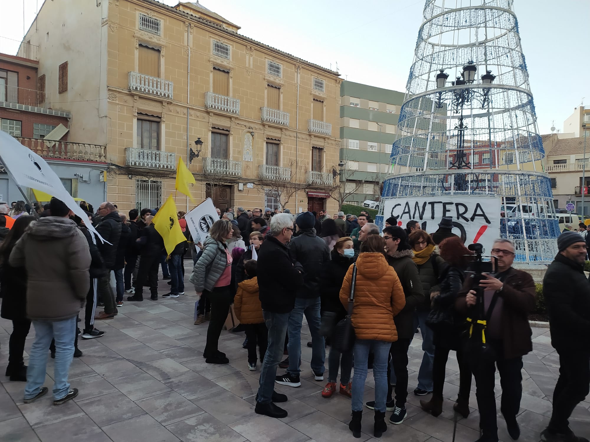 Manifestación en Caudete