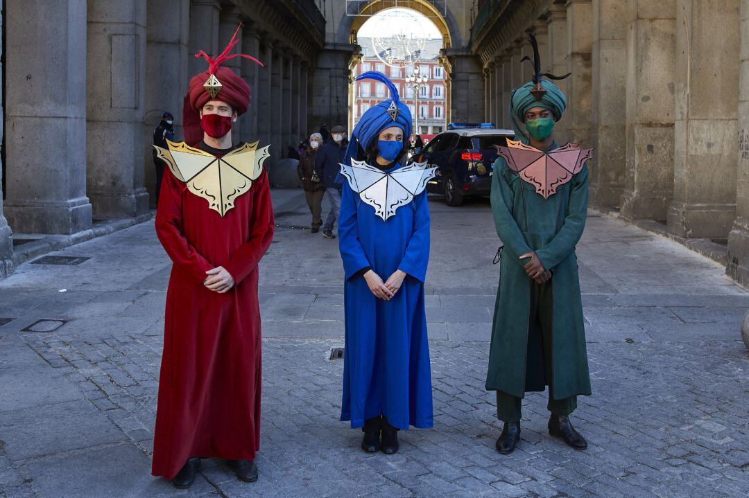 Los Reyes Magos de Oriente en Madrid. 