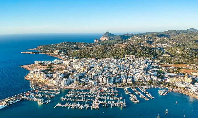 Vista aérea de Sant Antoni (CAIB)