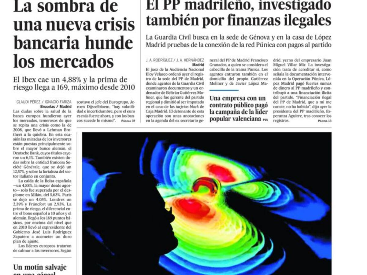 Portadas periódicos 12 de febrero de 2016