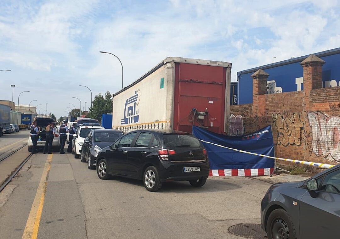 Imatge del lloc on es va trobar el cos sense vida de la dona