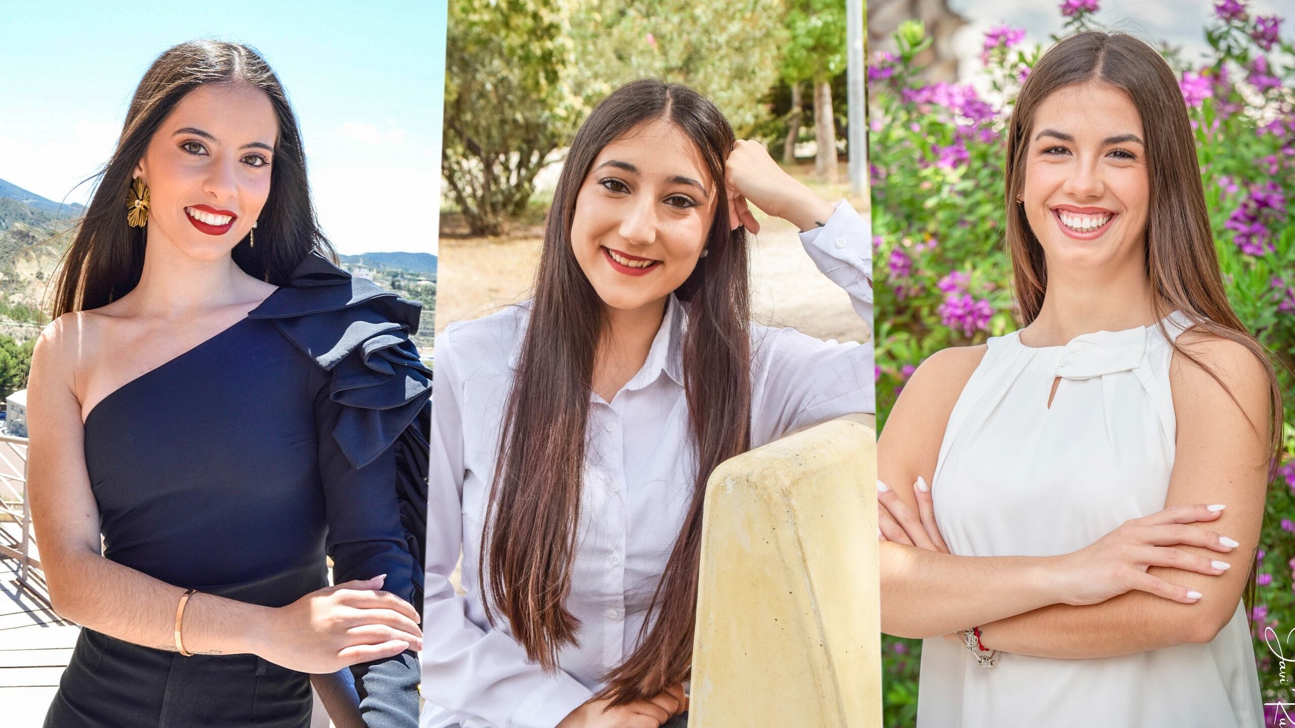 Naiara García, Ainhoa Amorós y Gemma Martínez optan a ser la Fallera Mayor de las próximas Fallas de Elda