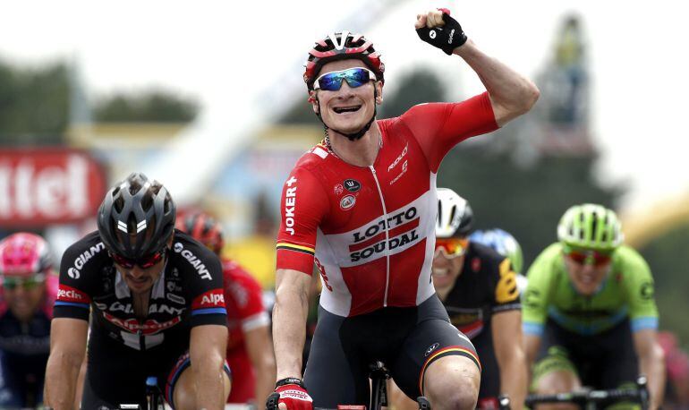 El ciclista alemán André Greipel ha ganado su tercera etapa en esta edición del Tour 