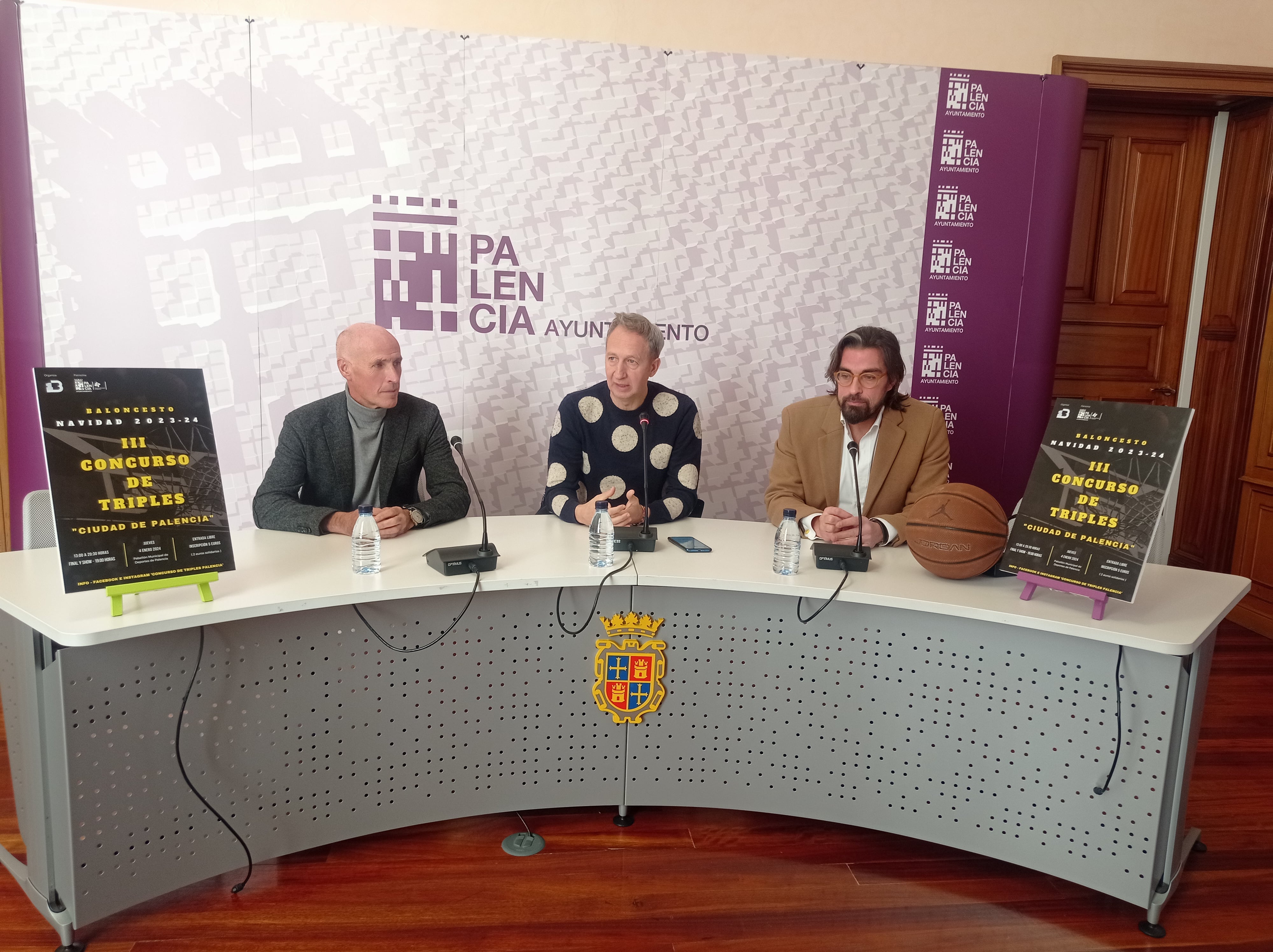 José Antonio Pérez de Diego, Orlando Castro y Javier San Segundodurante la presentación