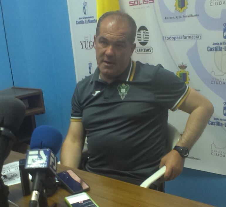 Josip Visnjic en su última rueda de prensa