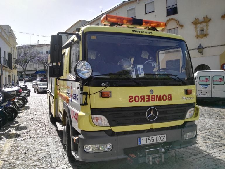 Imagen de un camión de bomberos de Jerez