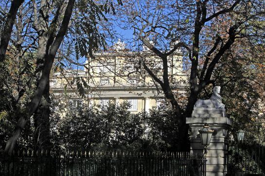 Vista del Palacio de Liria, en Madrid.