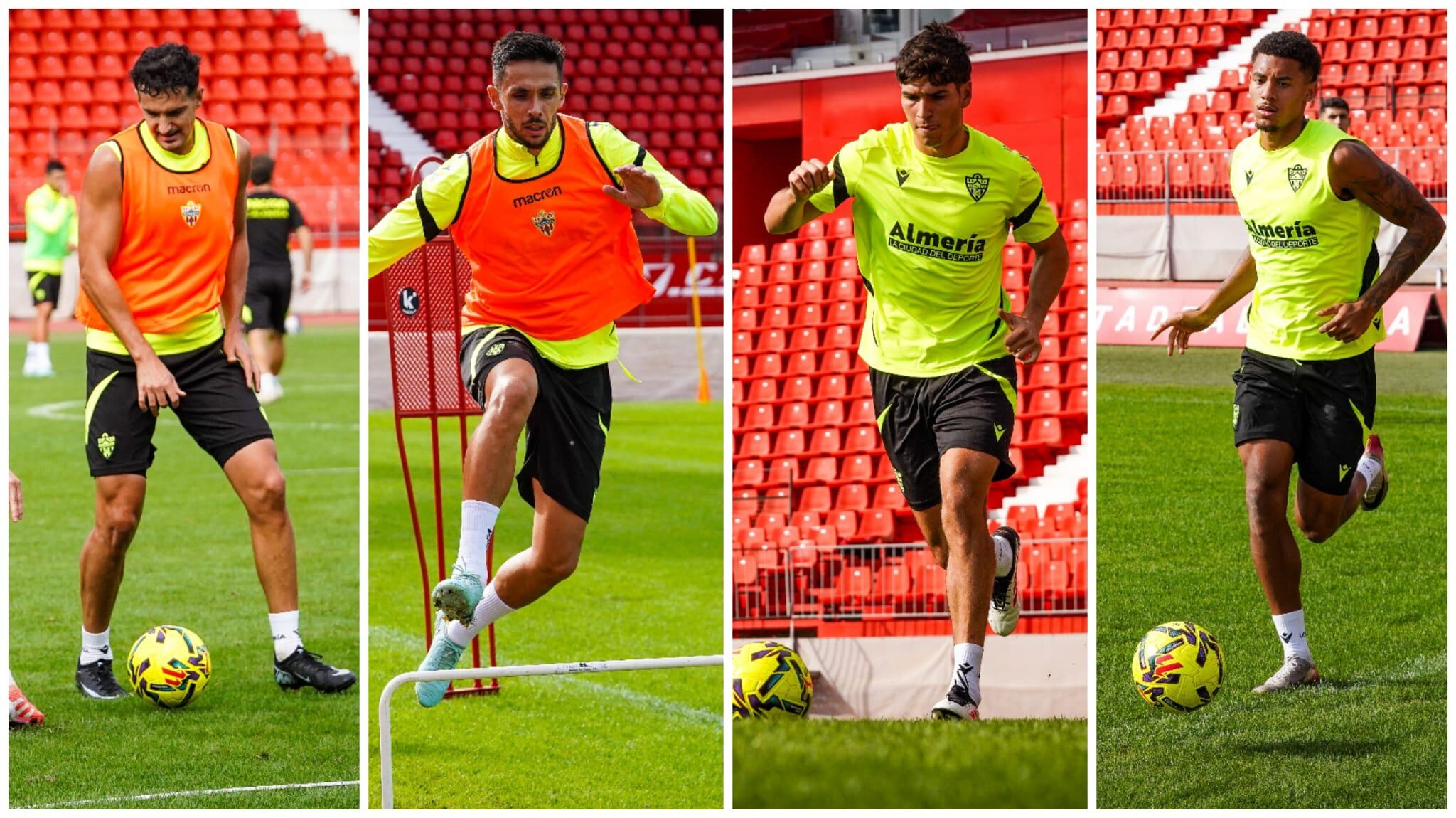 Álex Muñoz, Nelson Monte, Federico Bonini y Chirino.