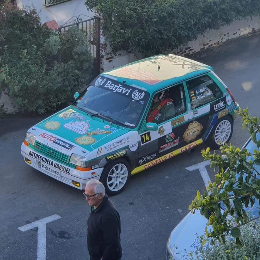 El R5 GT Turbo que pilota Amador Jaén disputará la Subida a Algar