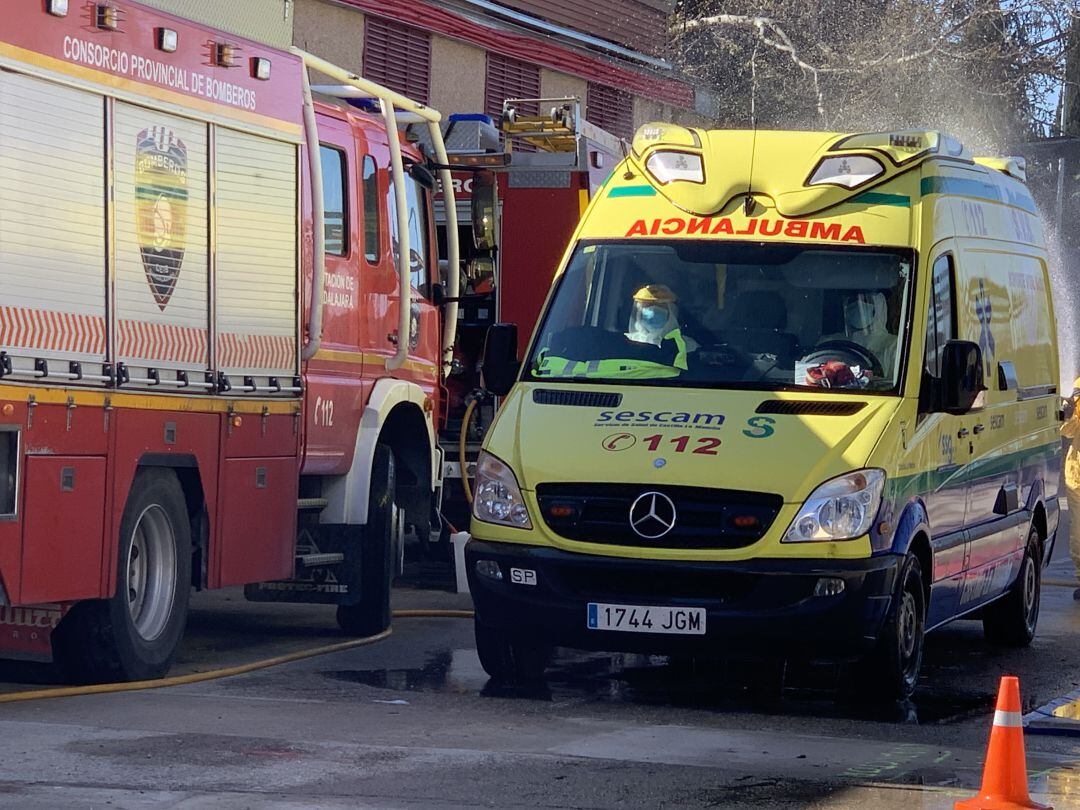 Desinfección ambulancia en Guadalajara