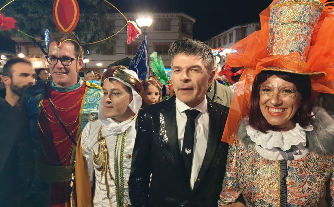 Nacho Guerreros ha dado, este viernes noche, el pistoletazo de salida a los carnavales de Miguelturra 