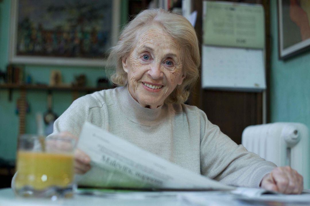 Fotografía de archivo del 2014 de la actriz Montserrat Carulla, uno de los rostros más conocidos del ámbito teatral y de las series televisivas en Cataluña